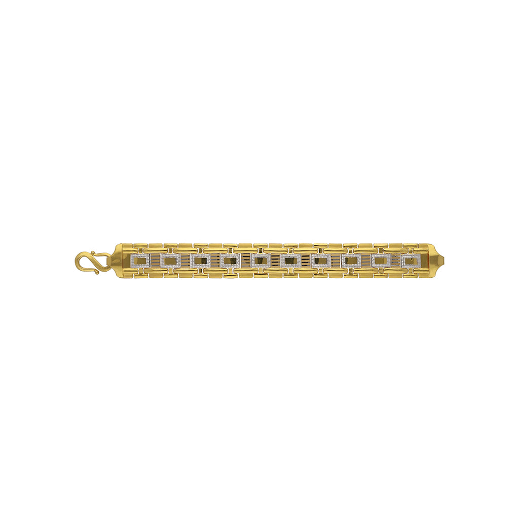 22k Plain Gold Bracelet JG-1908-00148 5'50'' / Yellow