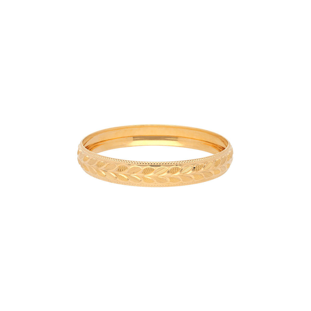 22k Plain Gold Bangles JG-1908-00188