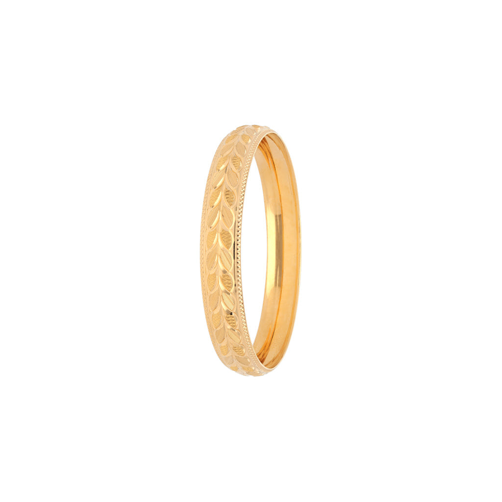 22k Plain Gold Bangles JG-1908-00188