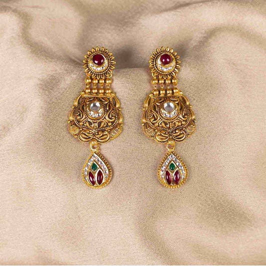 22k Jadtar Earring JG-1908-00206