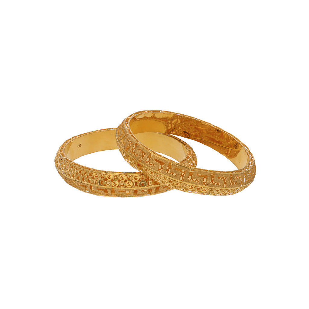 22k Plain Gold Bangles JG-2012-03510