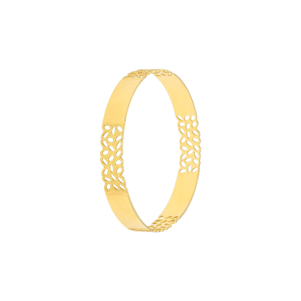 22k Plain Gold Bangles JG-2103-00478