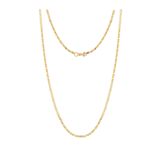 22k Plain Gold Chain JG-2107-01875