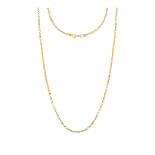 22k Plain Gold Chain JG-2107-01879