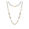 22k Plain Gold Mangalsutra JG-2107-02108