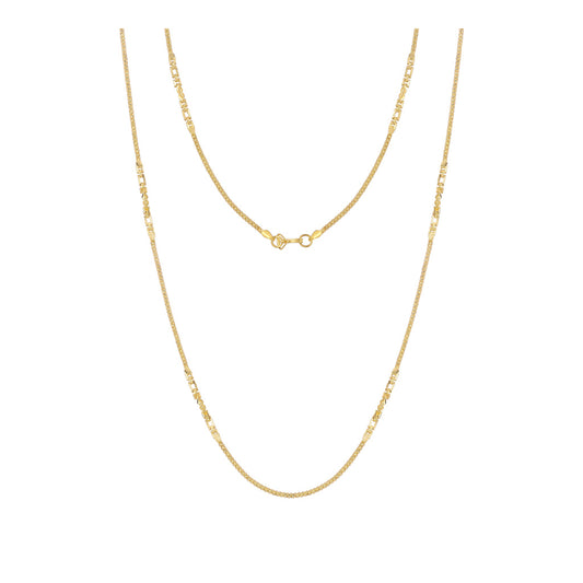 22k Plain Gold Chain JG-2107-02152