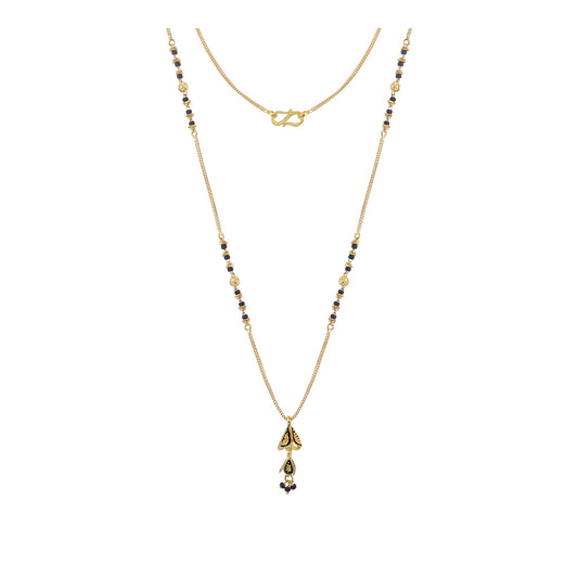 22k Plain Gold Mangalsutra JG-2107-02179