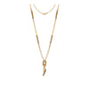 22k Plain Gold Mangalsutra JG-2107-02180