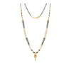 22k Plain Gold Mangalsutra JG-2107-02575