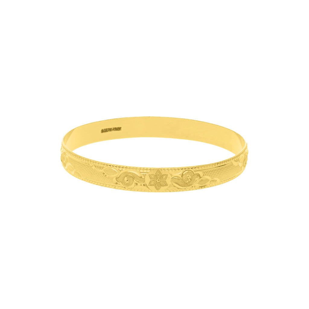 22k Plain Gold Bangles JG-2108-02851