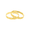 22k Plain Gold Bangles JG-2108-02856