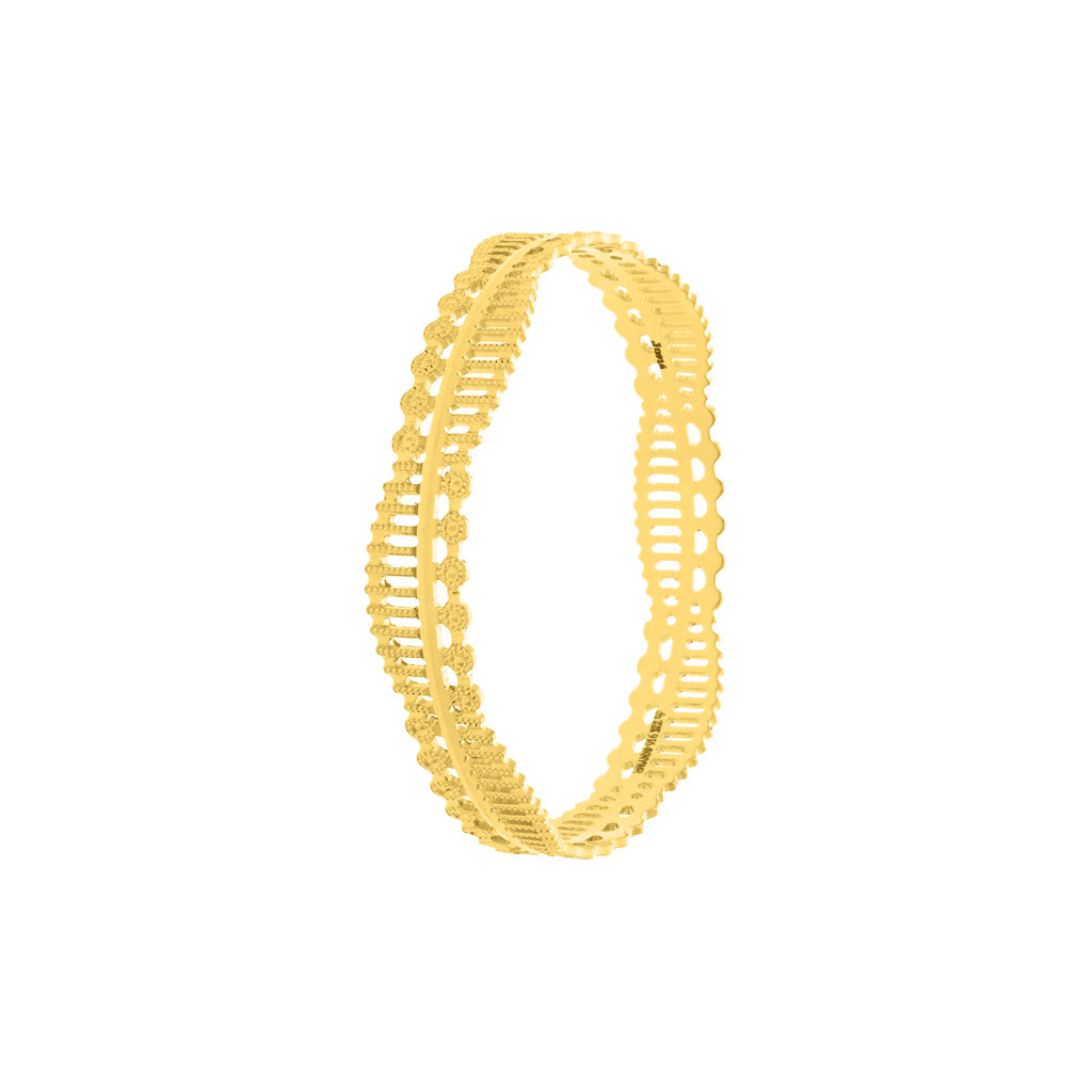 22k Plain Gold Bangles JG-2108-02859