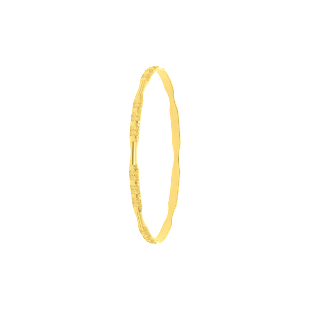 22k Plain Gold Bangles JG-2108-02897