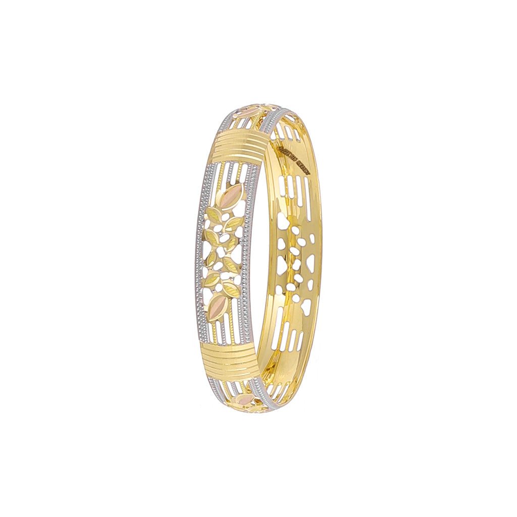 22k Plain Gold Bangles JG-2108-02906