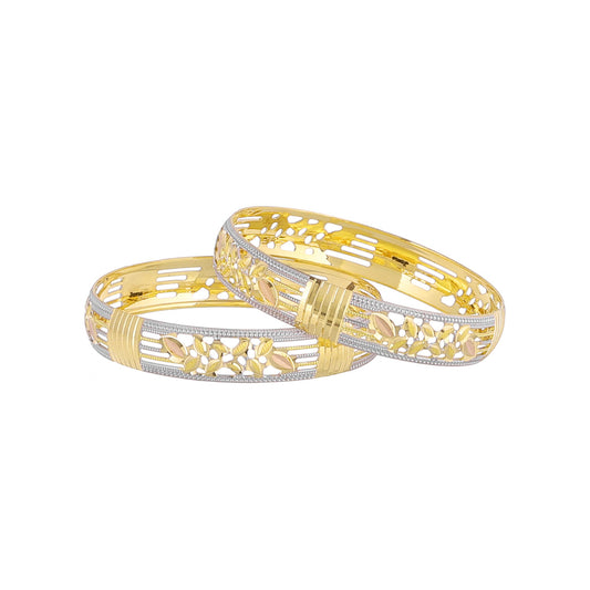 22k Plain Gold Bangles JG-2108-02906