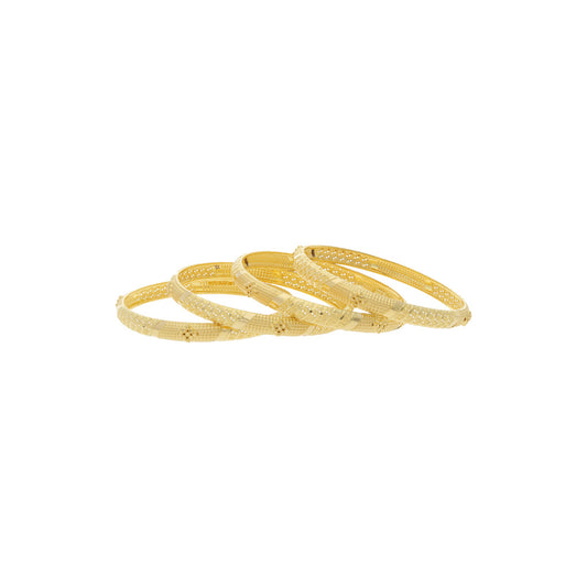 22k Plain Gold Bangles JG-2108-02971