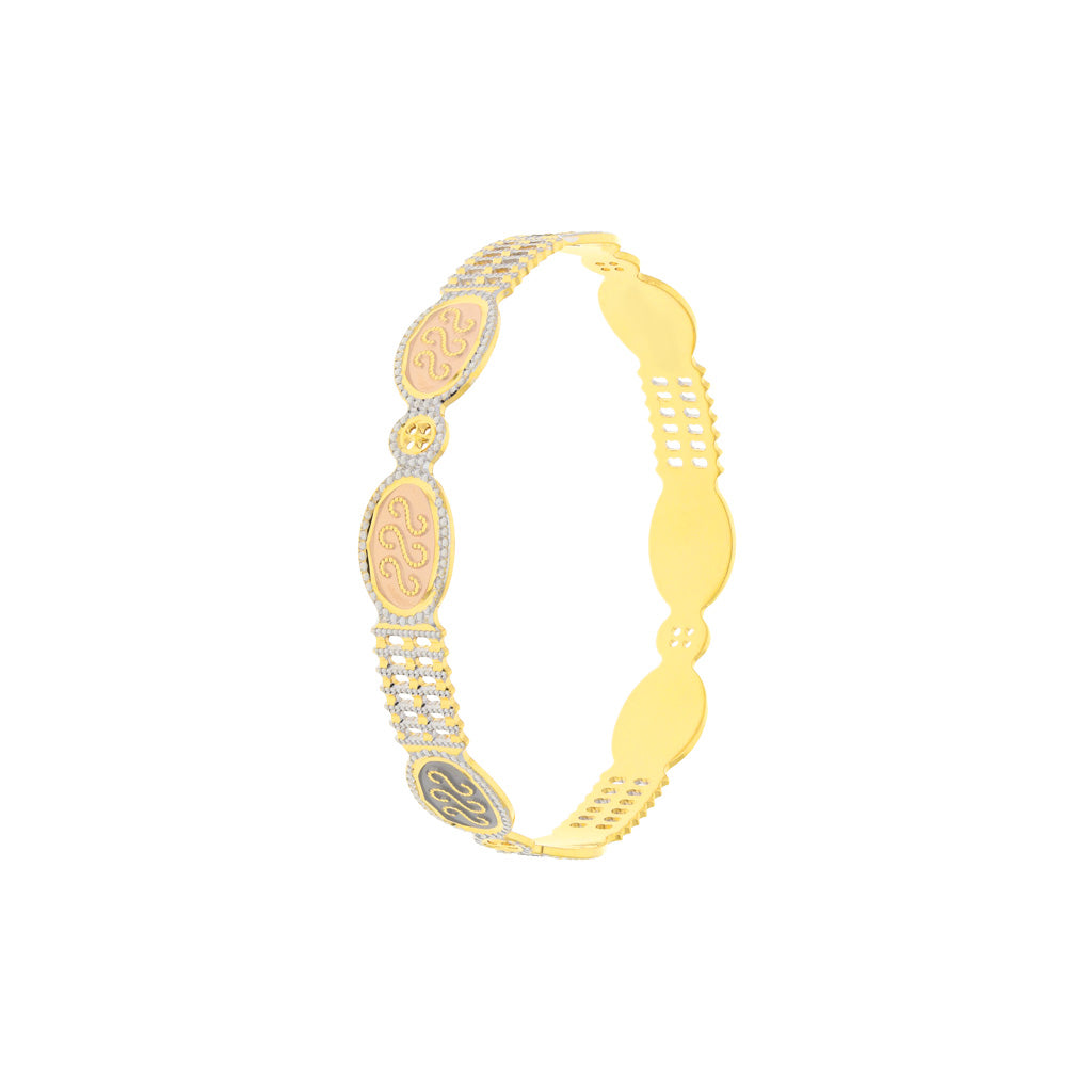 22k Plain Gold Bangles JG-2108-03192