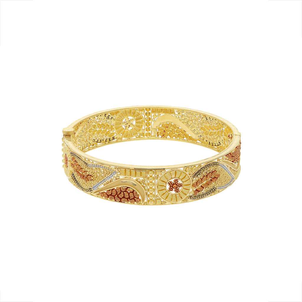 22k Plain Gold Bangles JG-2108-03342