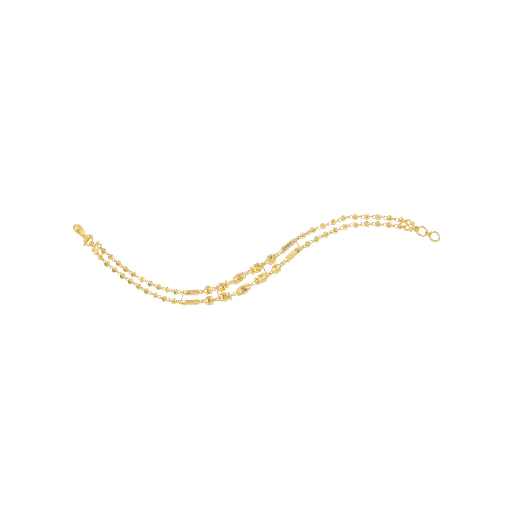 22k Plain Gold Bracelet JG-2108-03516