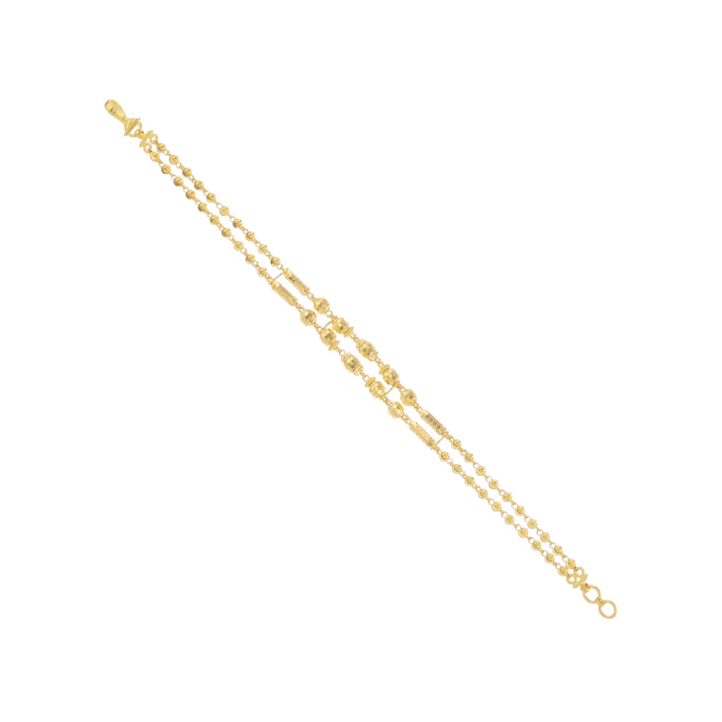 22k Plain Gold Bracelet JG-2108-03516