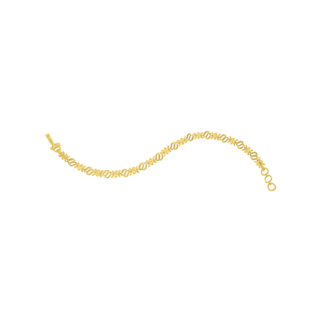 22k Plain Gold Bracelet JG-2108-03535