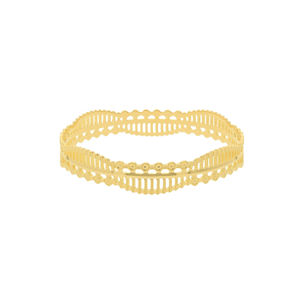 22k Plain Gold Bangles JG-2108-04037