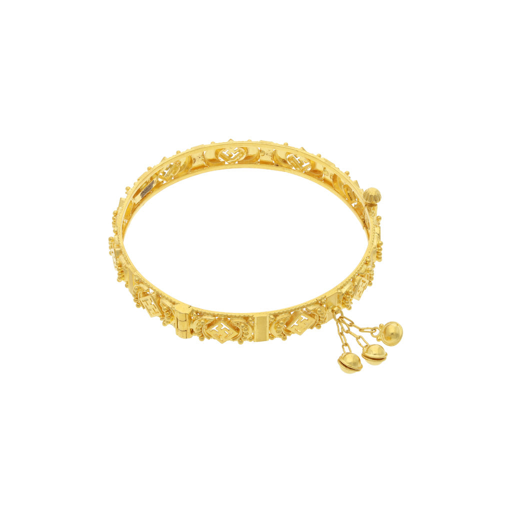 22k Plain Gold Bangles JG-2108-04142