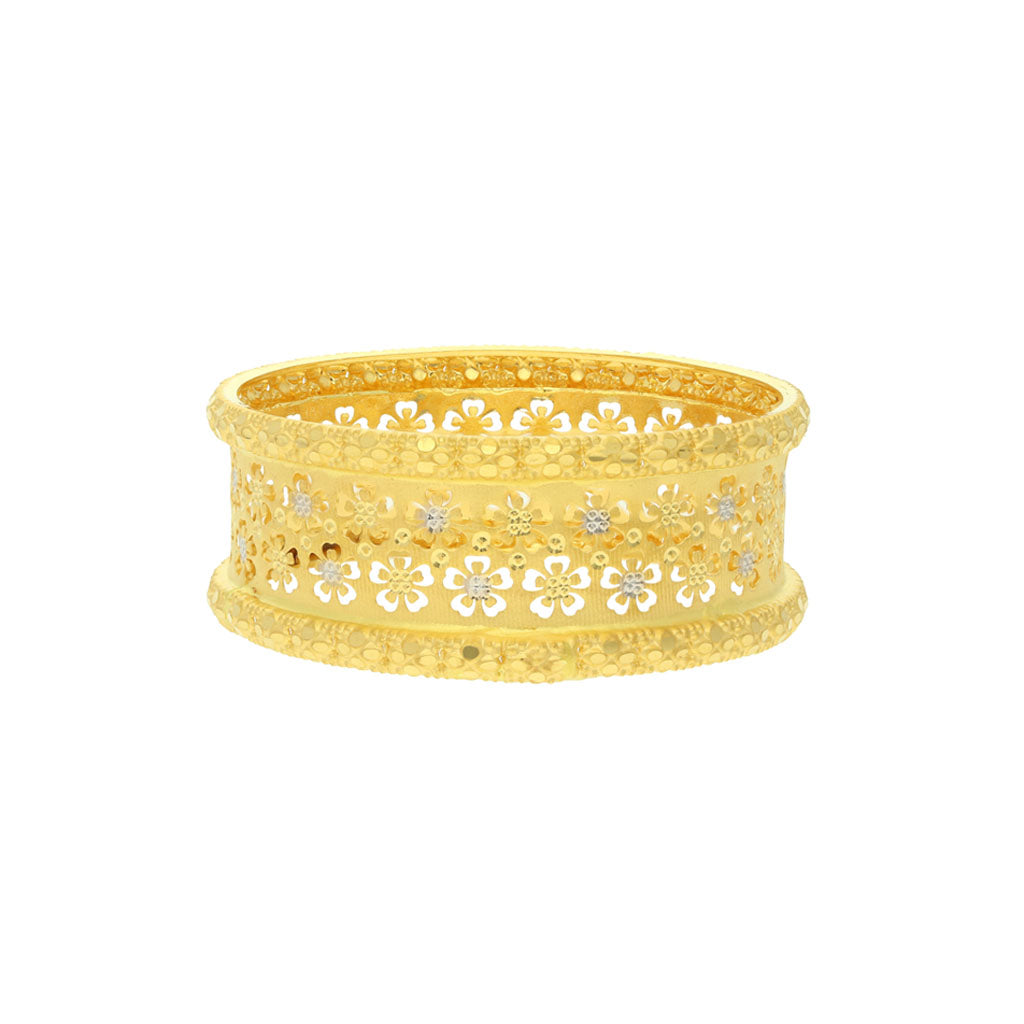 22k Plain Gold Bangles JG-2108-04290