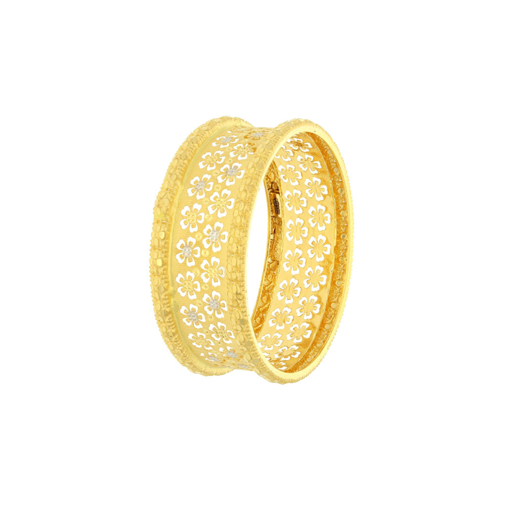 22k Plain Gold Bangles JG-2108-04290