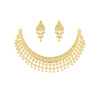 22k Plain Gold Necklace Set JG-2108-04307