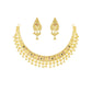 22k Plain Gold Necklace Set JG-2108-04315