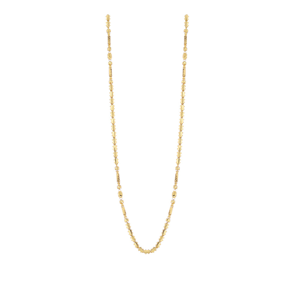 22k Plain Gold Chain JG-2108-04465