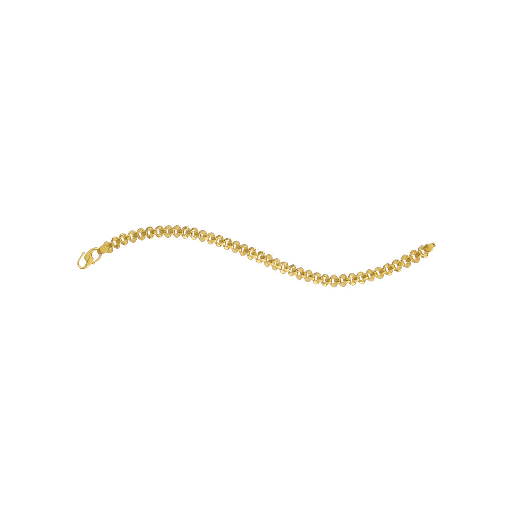 22k Plain Gold Bracelet JMC-2203-05988 7'50'' / Yellow