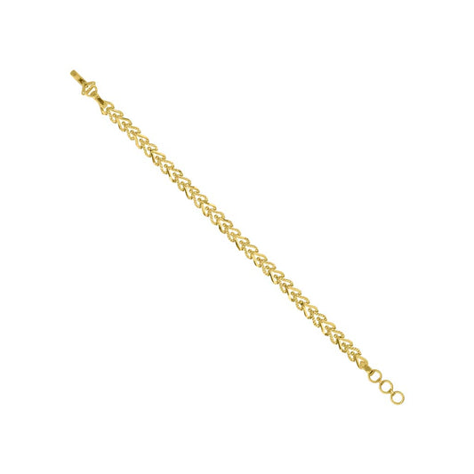 22k Plain Gold Bracelet JG-2108-04641