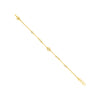 22k Plain Gold Bracelet JG-2109-04800