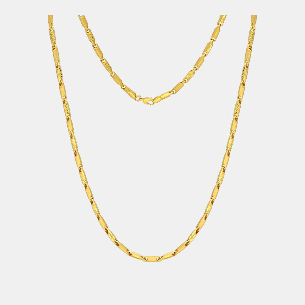 22k Plain Gold Chain JG-2206-06502