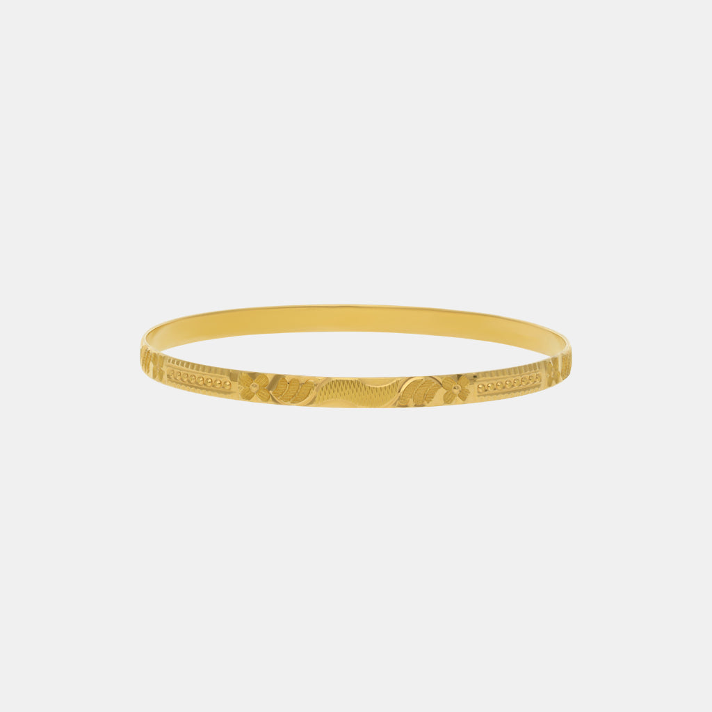 22k Plain Gold Bangles JG-2207-06469