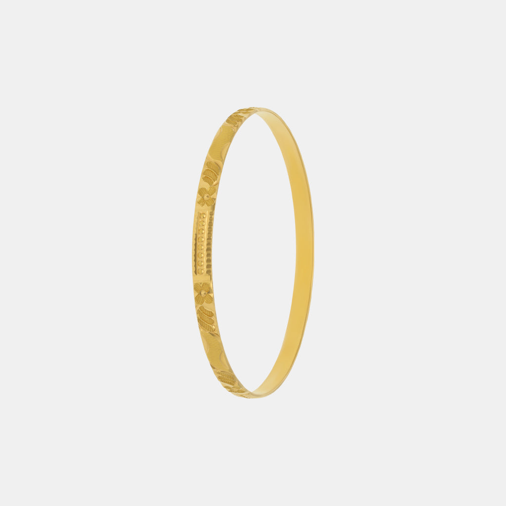 22k Plain Gold Bangles JG-2207-06469