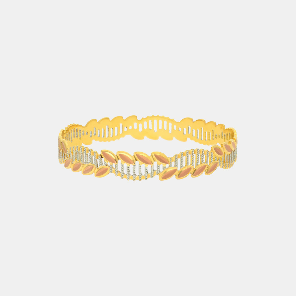 22k Plain Gold Bangles JG-2207-07449