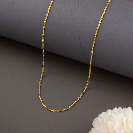 22k Plain Gold Chain JG-2208-06776