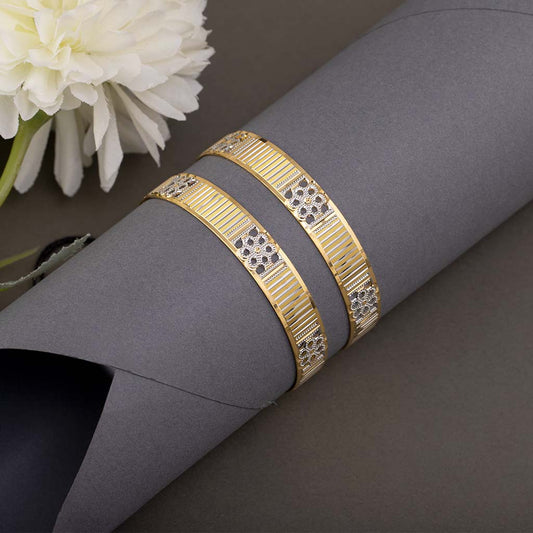 22k Plain Gold Bangles JG-2208-06881