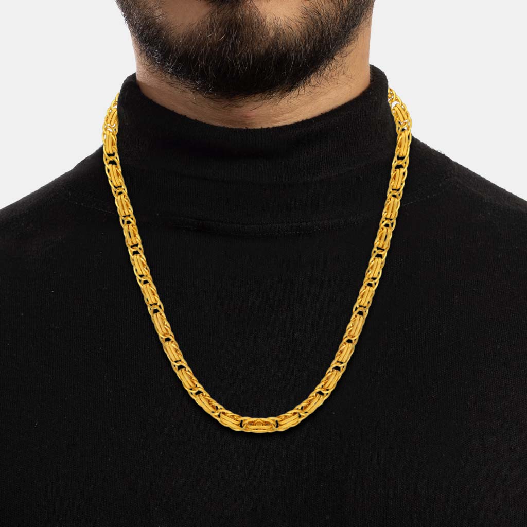 22k Plain Gold Chain JG-2212-07808