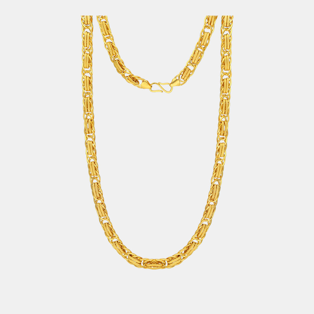 22k Plain Gold Chain JG-2212-07808