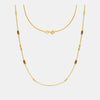 22k Plain Gold Chain JG-2212-08010