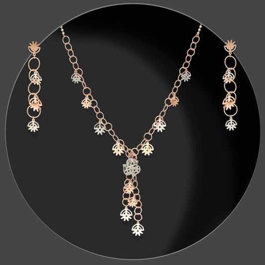 Shop Elegant and Minimalistic Plain Gold Necklace Sets – Page 2 –  Jewelegance