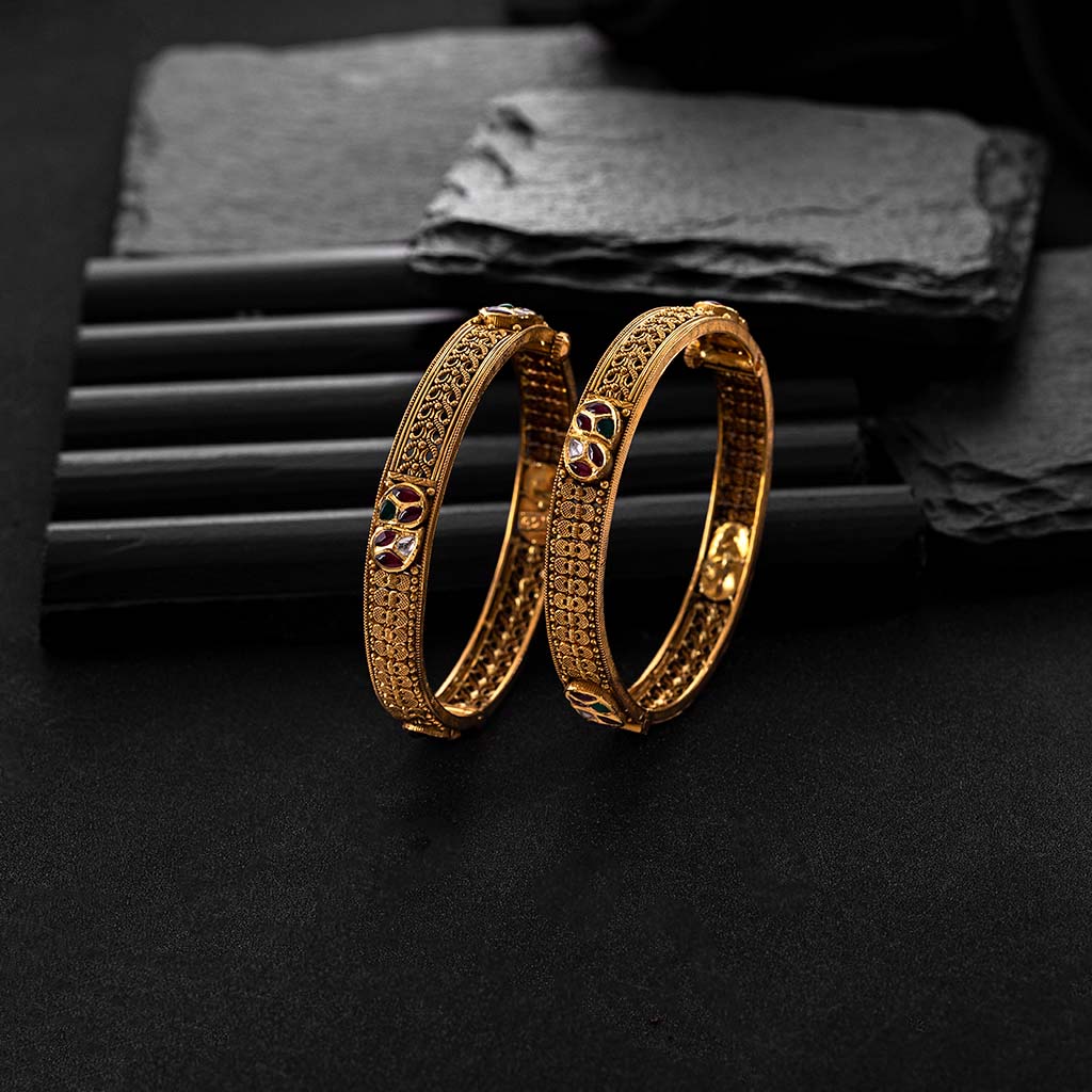 22k Jadtar Bangles JGS-2005-02543