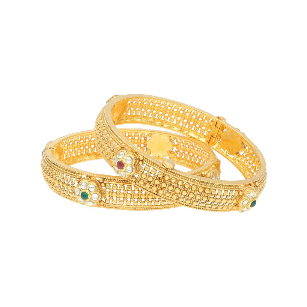 22k Jadtar Bangles JGS-2103-00466