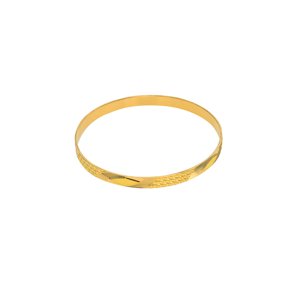 22k Plain Gold Bangles JGS-2103-00521