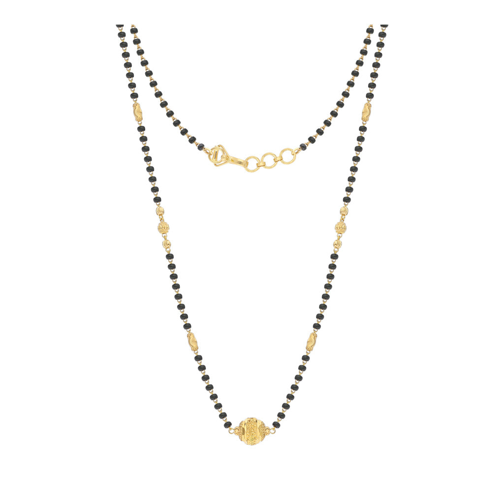 22k Plain Gold Mangalsutra JGS-2104-00825