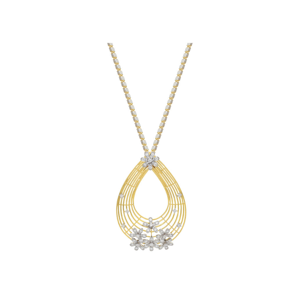 18k Real Diamond Pendants JGS-2106-00834